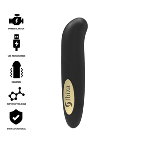 IBIZA - CLIT STIMULAATTORI USB-LATURI 10 VÄRINTITILAa GOLDEN 13 X 2,9 IBIZA TECHNOLOGY