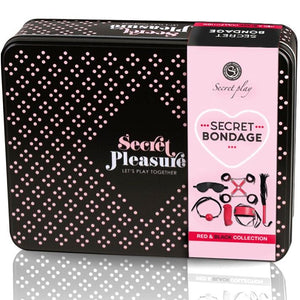 SECRETPLAY - BDSM SET 6 PCS RED COLLECTION SECRETPLAY 100% FETISH