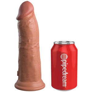 KING COCK - ELITE REALISTIC SILICONE DILDO 20.3 CM CARAMEL KING COCK