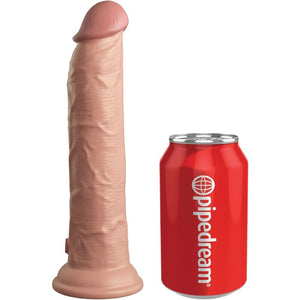 KING COCK - ELIIT REALISTIK SILIKONDILDO 23 CM KUNINGRIKK