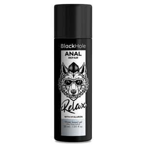 BLACK HOLE - ANAL REPAIR WATER BASED RELAX WITH HYALURON 30 ML BLACK HOLE