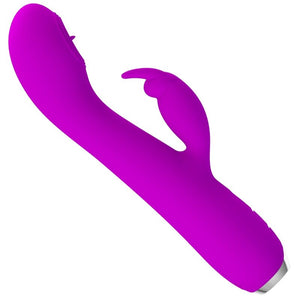 PRETTY LOVE - RACHEL RECHARGEABLE VIBRATOR WITH PURPLE SUCKER PRETTY LOVE C-TYPE
