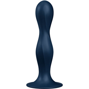SATISFYER - DOUBLE BALL-R SILICONE DILDO GARNET SATISFYER PLUGS
