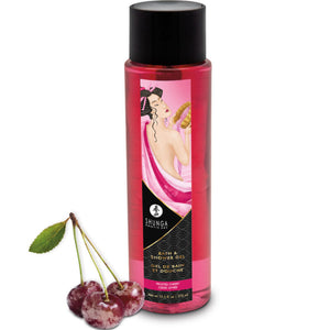 SHUNGA - ŻEL DO KĄPIELI I POD PRYSZNIC MROŻONA WISŚNIA 370 ML SHUNGA BATH EXRIENCE