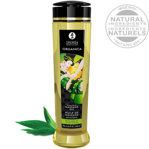 SHUNGA – BIO-MASSAGEÖL GRÜNER TEE 240 ML SHUNGA-ÖLE