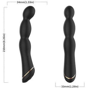 ARMONY - BAMBU VIBRATORI REGULEERITAVAD MUSTAD ARMONY VIBRATORID