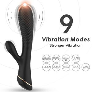ARMONY - VIBRATOR RABIT SILIKONI MUSTA ARMONY TÄRYT