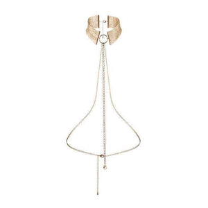 BIJOUX – DÉSIR MÉTALLIQUE GOLDENE METALLIC-HALSKETTE – LoveYou.lv