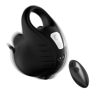 ARMONY - CUPPING VIBRATOR RING REMOTE CONTROL BLACK ARMONY FOR HIM