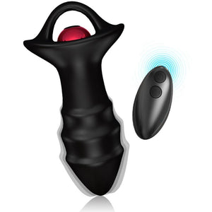 ARMONY - KYLIN FINGER VIBRATTOR & ANAL PLUG KAUKOSÄÄDIN MUSTA ARMONY ANAL