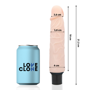 LOVECLONE - FINN ISEMÄÄRIMISVIBRAATOR 21,2 CM -O- 3,8 CM LOVECLONE