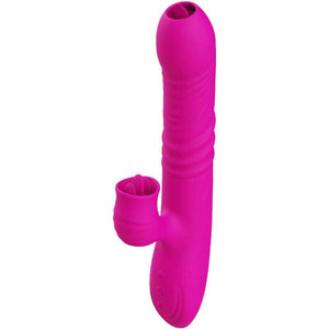 ARMONY - VIBRATEUR MULTIFONCTION DOUBLE LANGUE FANNY EFFET CHALEUR FUCHSIA - LoveYou.lv