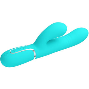 PRETTY LOVE – MULTIFUNKTSIOONILINE G-SPOT VIBRATOR AQUA GREEN PRETTY LOVE FLIRTATION