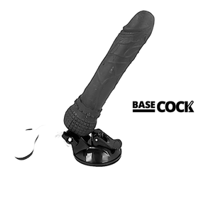 BASECOCK – REALISTISCHER VIBRATOR-FERNBEDIENER FLESH 19,5 CM -O- 4 CM BASECOCK