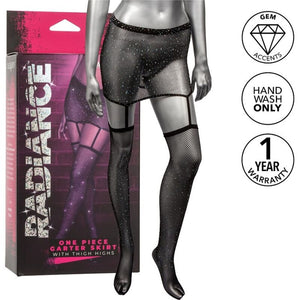 CALEXOTICS - RADIANCE GARTER SKIRT THIGH HIGHS CALEXOTICS