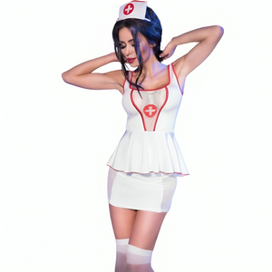 CHILIROSE - CR 4160 COSTUME NURSE TOP & SKIRT S/M CHILIROSE COSTUMES