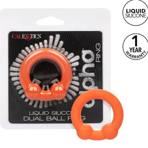 CALEXOTICS - ALPHA DOUBLE BILLE ANNEAU ORANGE CALEXOTICS