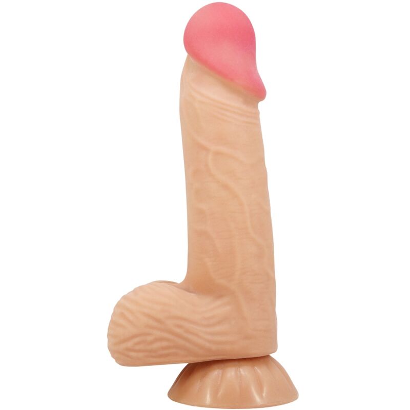 PRETTY LOVE - BĪDĀMĀS ĀDAS SĒRIJA REĀLISTS DILDO AR BĪDĀMĀM ĀDAS SŪKCUSĒM 20,6 CM