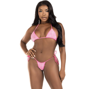 LEG AVENUE – DIAMANTEN BIKINI BLAU LEG AVENUE SETS