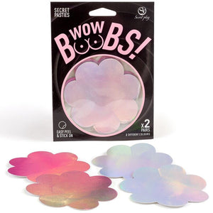SALAINEN LEIKKI - WOW tissit! FLOWER NIPPLE COVERS SECRETPLAY 100 % FETISH