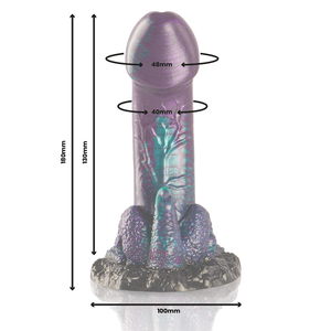 EEPIC – BASILISK DILDO DOUBLE SCALY PEASURE VÄIKESE SUURUSE EEPIC