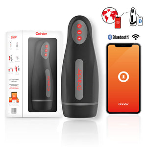ONINDER - SEOUL RECHARGEABLE MALE MASTURBATOR 10 SPEED - FREE APP ONINDER