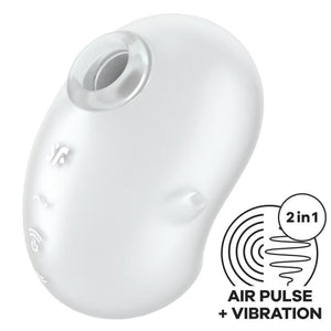 SATISFYER - CUTIE GHOST LAY-ON VIBRATOR WHITE SATISFYER LAYONS