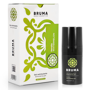BRUMA Gel Stimulant Saveur Pastèque, Baume Intime 15 ml - Augmente le plaisir et l'intensité dans les moments intimes