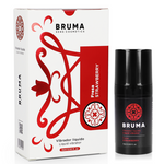 BRUMA Strawberry Liquid Vibrator 15ml bottle and packaging for exciting intimate experiences and pleasure enhancement.