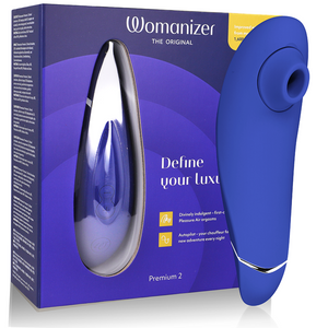 WOMANIZER - STIMULATEUR CLITORAL PREMIUM 2 BLEUET WOMANIZER
