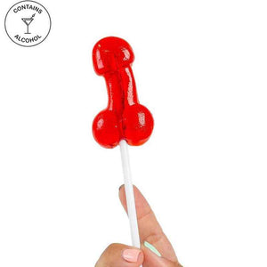 SECRETPLAY - COCK LOLLIPOP WITH ALCOHOL STRAWBERRY DAIQUIRI - LoveYou.lv