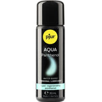 PJUR Aqua Panthenol Water-Based Lubricant 30ml bottle for long-lasting skin hydration and regeneration.
