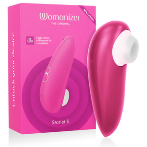 WOMANIZER - STARLET 3 CLITORAL STIMULATOR PINK WOMANIZER