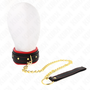 KINK - COLLAR WITH PLAIN FABRIC LEASH ADJUSTABLE 33-48 CM X 5.7 CM LoveYou.lv