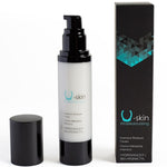 U-Skin XtraMoisturizing Healing Cream, ideal for tattoo care, featuring Hydrovance and Bio-Hydractyl, 500 Cosmetics.