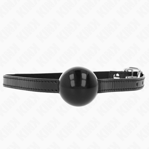 KINK - BLACK SINGLE SOLID BALL 4 CM GAG 65 x 1.5 CM LoveYou.lv