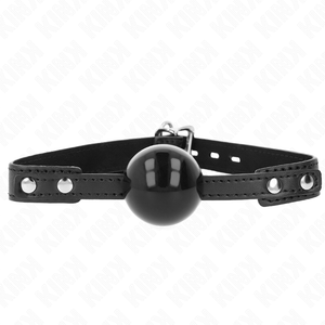 KINK - PEHMEÄ TPE PALLO 4 CM GAG MALLI 3 60 x 2 CM SÄÄDETTÄVÄ 37-52 CM LoveYou.lv
