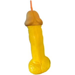 DIABLO PICANTE - YELLOW PLASTIC PENIS GLASS - LoveYou.lv