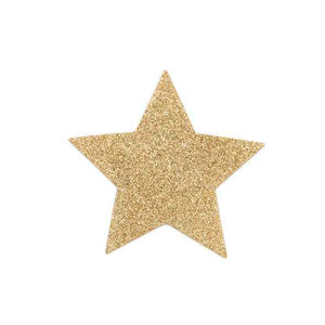 BIJOUX - INDISCRETS FLASH GOLDEN STAR NIPPLE COVERS - LoveYou.lv