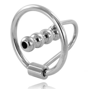 METALL HART - Drüsenring mit Harnröhrenstecker 30mm - LoveYou.lv