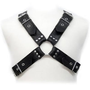 LEATHER BODY - BUCKLES HARNESS - LoveYou.lv