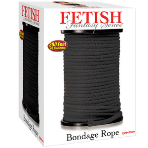 SERIA FETISH FANTASY - SERIA LINA BONDAGE CZARNA 60,96 METRÓW - LoveYou.lv