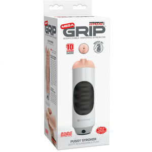EXTREME TOYZ - PIPEDREAM MEGA GRIP VAGINA MASTURBATOR VIBRATOR - LoveYou.lv