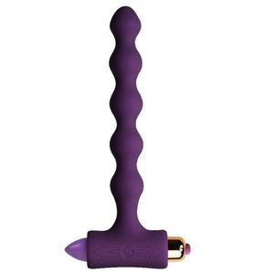 ROCKS-OFF - ANAL PLUG WITH VIBRATION AND RIVERLES PETITE SENSATIONS PEARLS - LoveYou.lv
