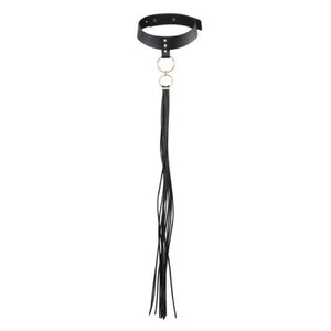 BIJOUX INDISCRETS MAZE - CHOKER Z frędzlami CZARNY - LoveYou.lv
