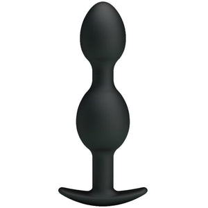 PRETTY LOVE - SILICONE ANAL BALLS 12.5 CM BLACK PRETTY LOVE BOTTOM