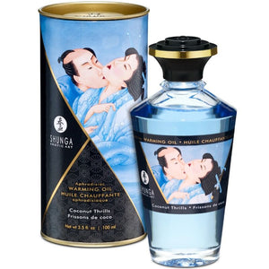 SHUNGA - HUILE DE MASSAGE EFFET CHALEUR SAVEUR COCO 100 ML HUILES SHUNGA