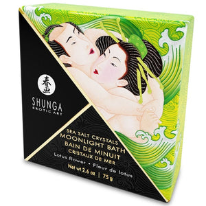 SHUNGA - LOTUS FLAVORED BATH OR SALTS 75 GR SHUNGA BATH EXPERIENCE