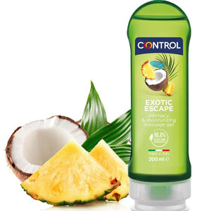 CONTROL - 2 EN 1 MASSAGE & PLEASURE EXOTIC 200 ML CONTROL LUBES