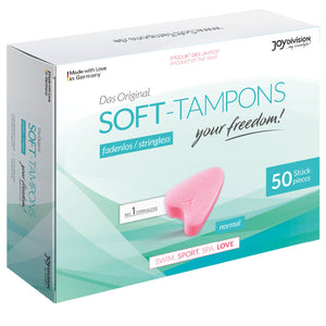 JOYDIVISION SOFT-TAMPONS - ORIGINAALSED PEHMED TAMPONID 50 UDS - LoveYou.lv